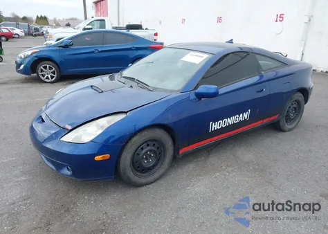 2001 Toyota Celica Gt from USA, damaged, VIN JTDDR32T510101469
